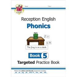 Reception English Phonics Targeted Practice Book - Book 5