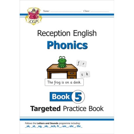 Reception English Phonics Targeted Practice Book - Book 5