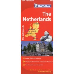 The Netherlands - Michelin National Map 715