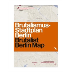 Brutalist Berlin Map: Brutalismus-stadtplan Berlin