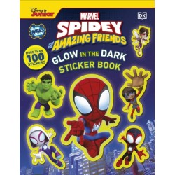Marvel Spidey and His Amazing Friends Glow in the Dark Sticker Book: With More Than 100 Stickers
