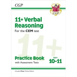 11+ CEM Verbal Reasoning Practice Book & Assessment Tests - Ages 10-11 (with Online Edition)