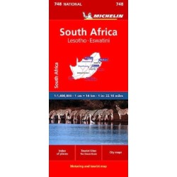 South Africa - National Map 748