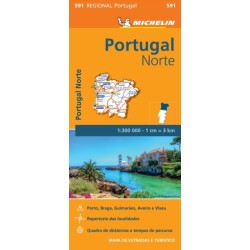 Portugal Norte - Michelin Regional Map 591: Map