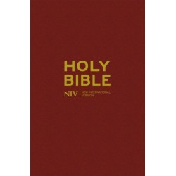 NIV Popular Burgundy Hardback Bible