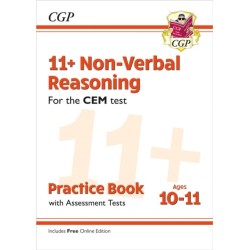 11+ CEM Non-Verbal Reasoning Practice Book & Assessment Tests - Ages 10-11 (with Online Edition)