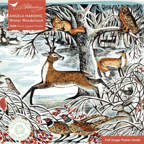 Adult Sustainable Jigsaw Puzzle: Angela Harding: Winter Wonderland: 1000-pieces. Ethical, Sustainable, Earth-friendly