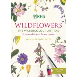 RHS Wildflowers Watercolour Art Pad: 15 botanical artworks for you to paint