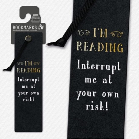 Literary Bookmarks - Interrupt Me
