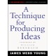 A Technique for Producing Ideas