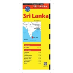 Sri Lanka Travel Map Third Edition
