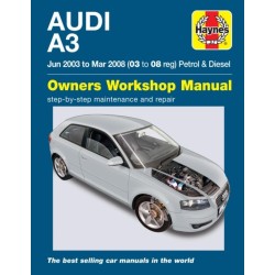 Audi A3 Petrol & Diesel (Jun 03 - Mar 08) Haynes Repair Manual