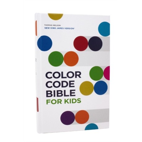 NKJV, Color Code Bible for Kids, Hardcover, Comfort Print