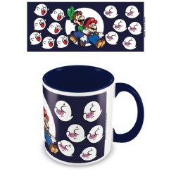 Super Mario (Boos) Blue 11oz/315ml Coloured Inner Mug