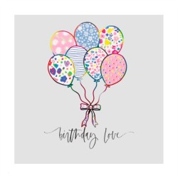 Pretty Lilly Birthday Balloons