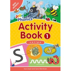 Jolly Phonics Activity Book 1: in Precursive Letters (British English edition)