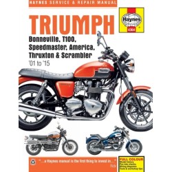 Triumph Bonneville, T100, Speedmaster, America, Thruxton & Scrambler (01 - 15)