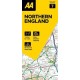AA Road Map Northern England