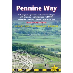 Pennine Way - guide and maps to 57 towns and villages with large-scale walking maps (1:20 000): Edale to Kirk Yetholm - Planning, places to stay and places to eat