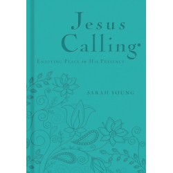Jesus Calling, Teal Leathersoft, with Scripture References: Enjoying Peace in His Presence (A 365-Day Devotional) – The Perfect Christian Christmas Gift for Women
