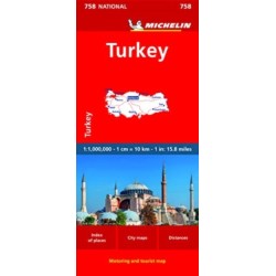 Turkey - Michelin National Map 758