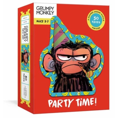 Grumpy Monkey Party Time! Puzzle: A 50-Piece Shaped Jigsaw Puzzle: A Puzzle For Kids