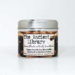 Ancient Library- Scented Soy Candle- Serene Florals and Earthy Sacred Woods