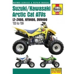 Suzuki/Kawasaki Arctic Cat ATVs (03 - 09): LT-Z400, KFX400, DVX400