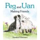 Peg and Uan: Meet a shy sheepdog puppy and a playful lamb