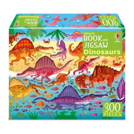 Usborne Book and Jigsaw Dinosaurs
