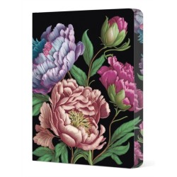 Peonies Journal: Lined Pages and Sprayed Edges