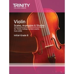Violin Scales, Arpeggios & Studies Initial–Grade 8 from 2016