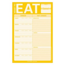 Knock Knock What to Eat Pad (Yellow)