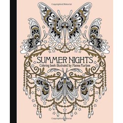 Summer Nights Coloring Book: Originally Published in Sweden as "Sommarnatt"