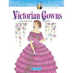 Creative Haven Victorian Gowns Coloring Book