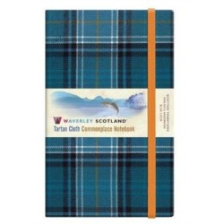 Blue Loch Waverley Tartan Notebook/Journal: Large: 21 x 13cm
