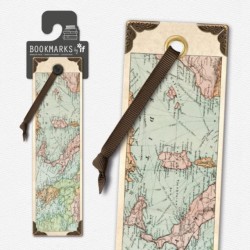 Vintage Bookmarks - Map