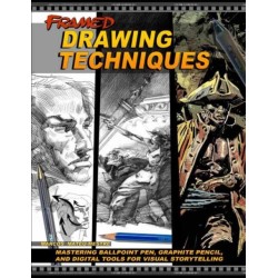 Framed Drawing Techniques: Mastering Ballpoint Pen, Graphite Pencil, and Digital Tools for Visual Storytelling