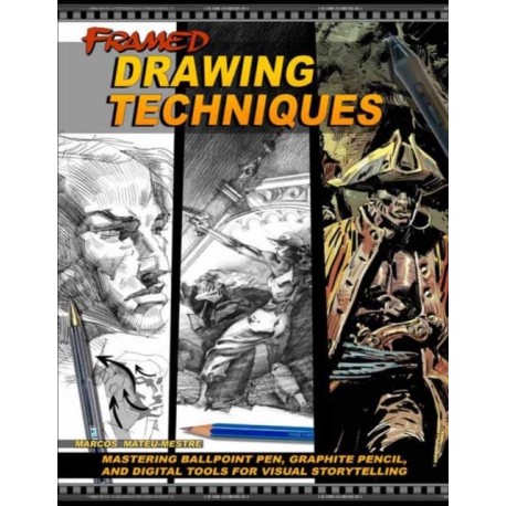 Framed Drawing Techniques: Mastering Ballpoint Pen, Graphite Pencil, and Digital Tools for Visual Storytelling