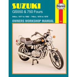 Suzuki GS550 (77 - 82) & GS750 Fours (76 - 79) Haynes Repair Manual