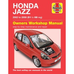 Honda Jazz (02 - 08) Haynes Repair Manual