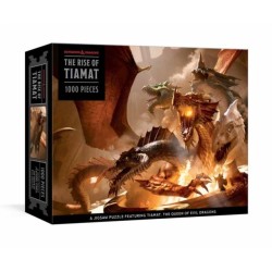The Rise of Tiamat Dragon Puzzle: 1000-Piece Jigsaw Puzzle Featuring the Queen of Evil Dragons: Jigsaw Puzzles for Adults