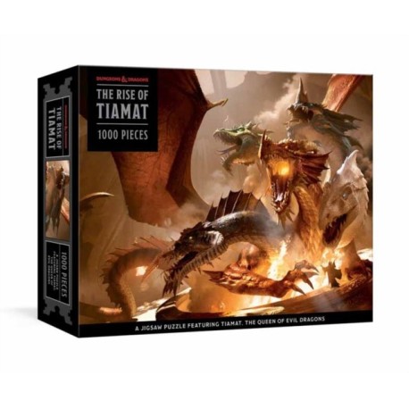 The Rise of Tiamat Dragon Puzzle: 1000-Piece Jigsaw Puzzle Featuring the Queen of Evil Dragons: Jigsaw Puzzles for Adults