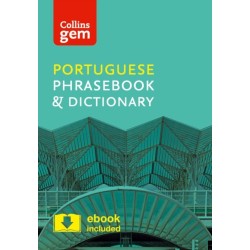 Collins Portuguese Phrasebook and Dictionary Gem Edition: Essential Phrases and Words in a Mini, Travel-Sized Format