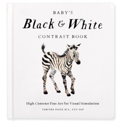Baby's Black and White Contrast Book: High-Contrast Art for Visual Stimulation at Tummy Time