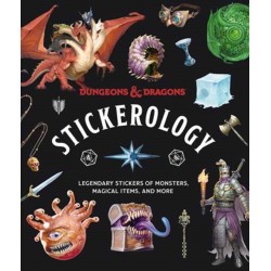 Dungeons & Dragons Stickerology: Legendary Stickers of Monsters, Magical Items, and More: Stickers for Journals, Water Bottles, Laptops, Planners, and More