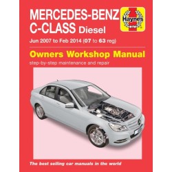 Mercedes-Benz C-Class Diesel (Jun '07 - Feb '14): Saloon & Estate (W204 Series): C200CDI, C220CDI & C250CDI 2.1 Litre (2143CC/2148CC)