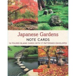 Japanese Gardens, 16 Note Cards: 16 Different Blank Cards with Envelopes in a Keepsake Box!