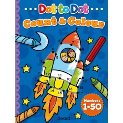 Dot to Dot Count and Colour 1 to 50