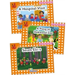 Jolly Phonics Orange Level Readers Set 5: in Precursive Letters (British English edition)